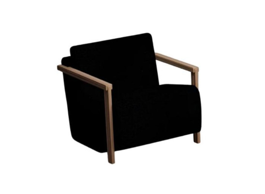 Elegant armchair with classic modern design and comfort