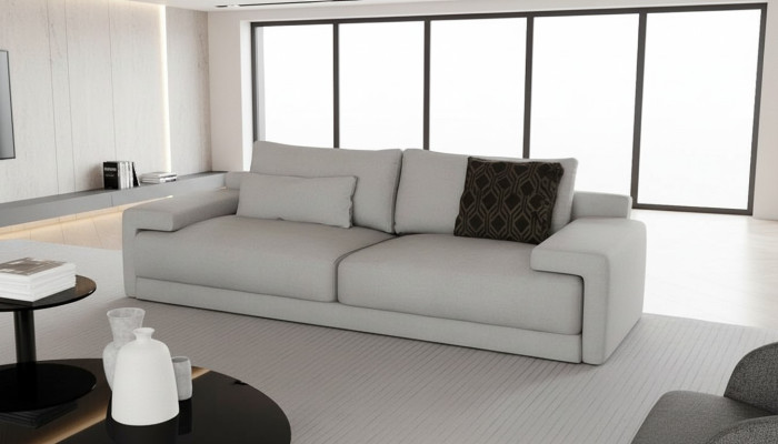 Elegant sofa, comfortable in every detail