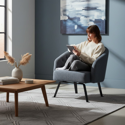 Elegant armchair, comfort in every centimeter
