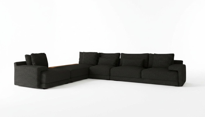 Elegant corner sofa that creates a relaxing atmosphere