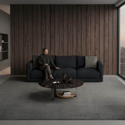 Elegant sofa with aesthetic touch