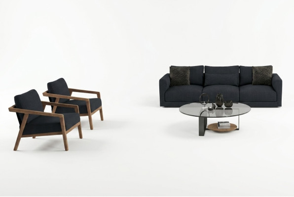 Three-seater sofa with comfortable and aesthetic seating - for daily use