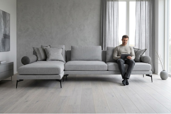 Designer corner sofa for comfortable living