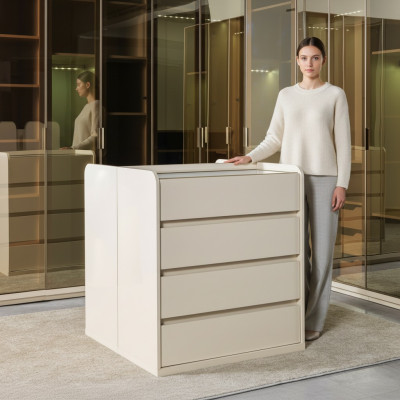 Modern double chest of drawers cabinet