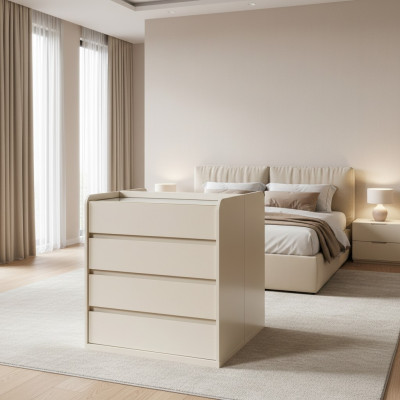 Modern double chest of drawers cabinet