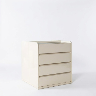 Modern double chest of drawers cabinet