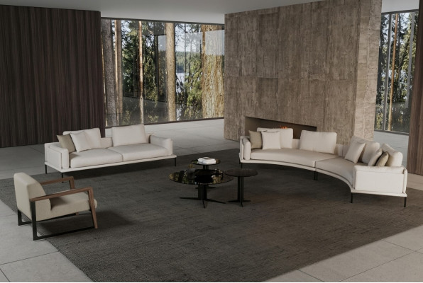 Modern geometric and elegant sofa