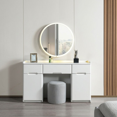 Modern compact makeup table for the bedroom