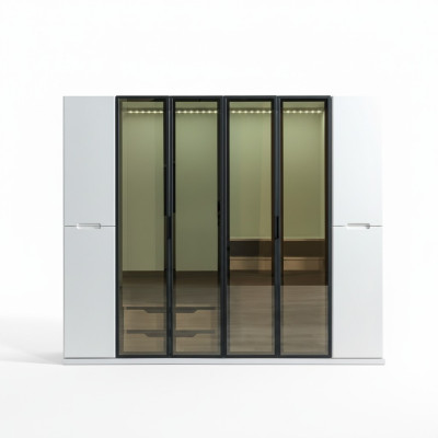 Modern wardrobe 255 cm