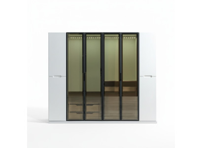 Modern wardrobe 255 cm