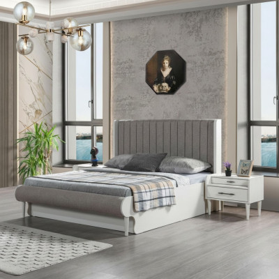 Elegant 3-piece furniture set with bed + 2 nightstands