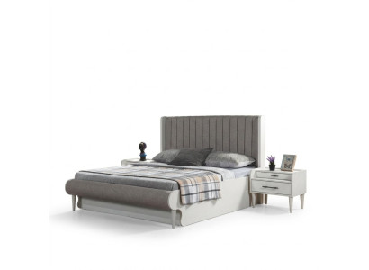 Elegant 3-piece furniture set with bed + 2 nightstands