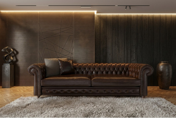 Comfortable sofa, meticulously designed
