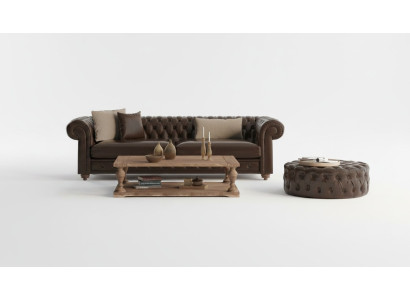 Sofa and ottoman for the living room, combining style and comfort