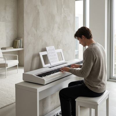 Elegant digital piano with excellent sound quality