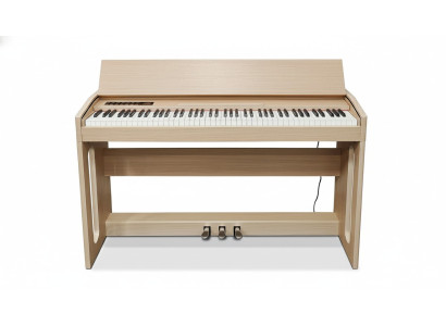 Digital piano for home use 130 cm light brown