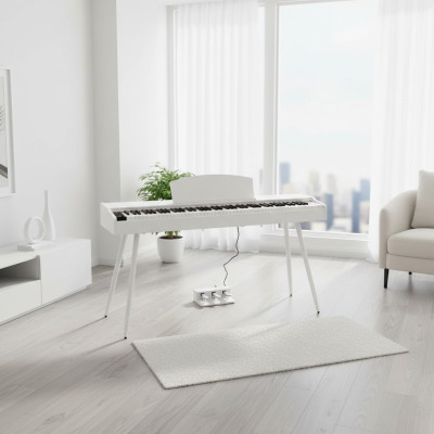 White digital piano