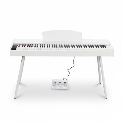 White digital piano
