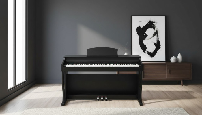 Digital piano Mustat for home