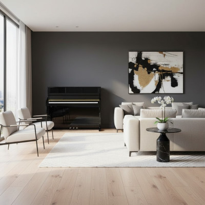 Digital piano for home use 137cm Black