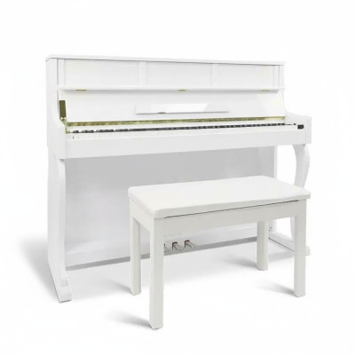 This white digital piano offers unparalleled creativity and style