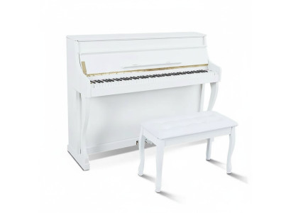 Digital piano with fully open top, high-quality surface