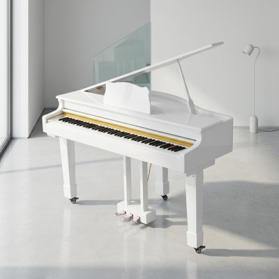 White digital piano