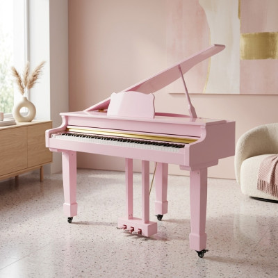 Pink digital piano