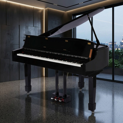 Mustas digital piano
