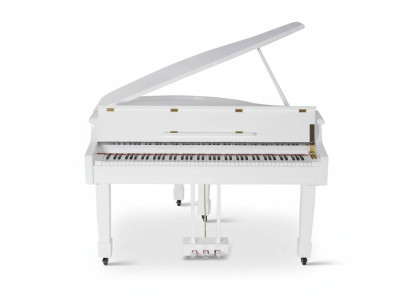 White digital piano