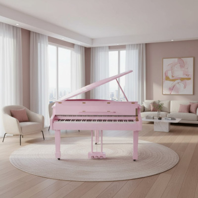 Pink digital piano