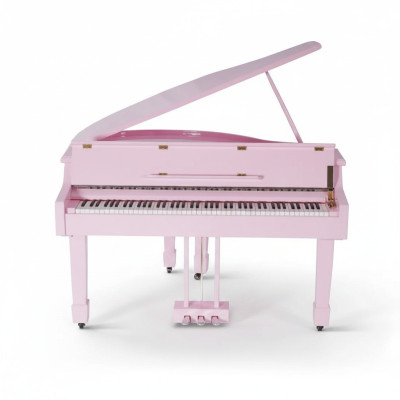 Pink digital piano