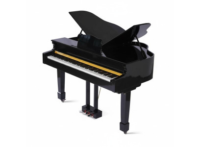 Black glossy piano