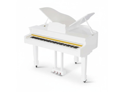 White digital piano