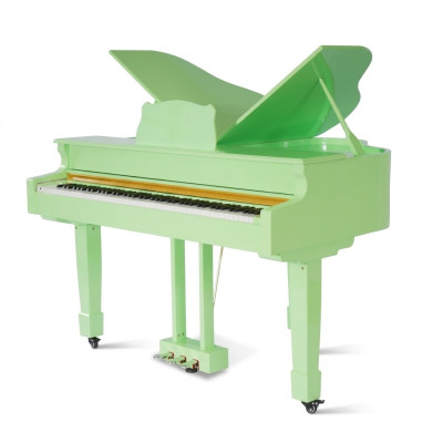 Digital piano with glossy surface