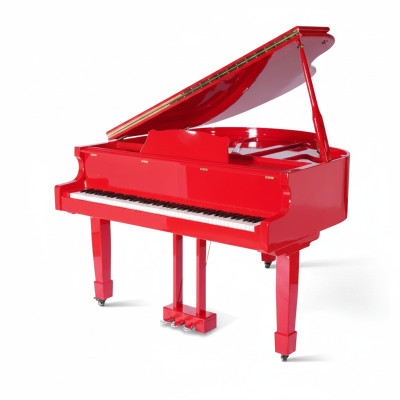 Digital piano with glossy surface