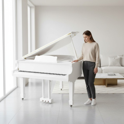 Black glossy piano