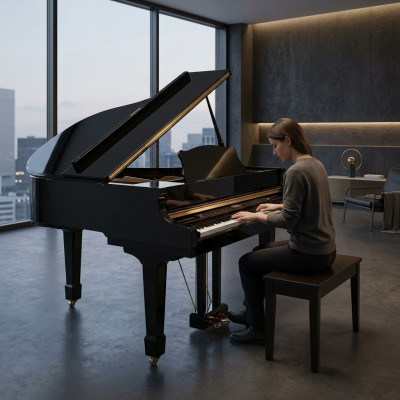 Digital piano Mustat