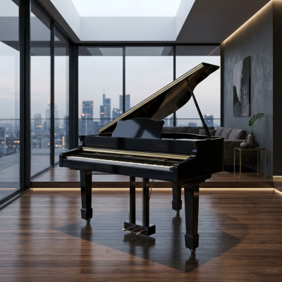 Digital piano Mustat
