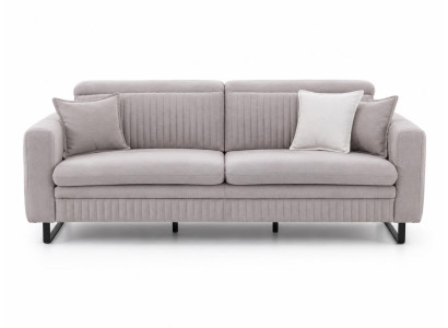 Wohnzimmermöbel Modernes italienisches Grau Sofa 2-Sitzer elegantes