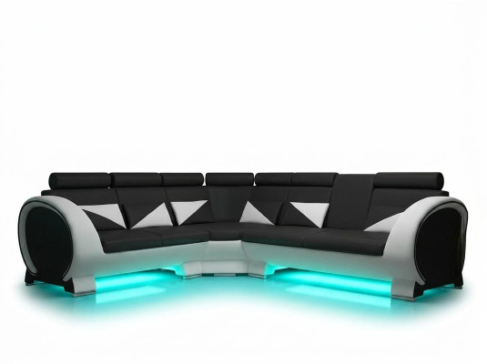 CORNER SOFA CORNER COUCH DESIGN *COLOR CHOICE* SOFA LEATHER COUCH LEATHER SOFA LEATHER SET