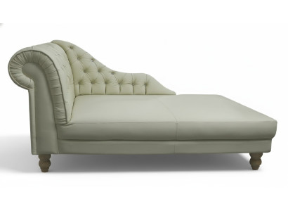 NAPOLEON Chesterfield Chaise Lounge Lounger Couch Sofa Leather Sofa Fabric