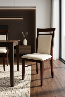 Solid wood chair dining chair designer leather chair chairs dining chairs K37