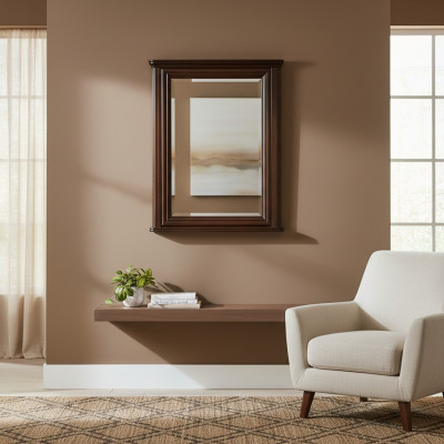 Classic Designer Genuine Wood Frame XXL Mirror 107x71 Mirror - Model W-L3