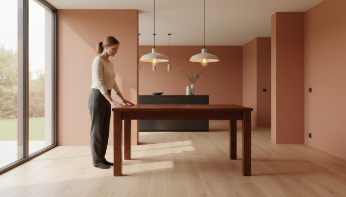 Wooden table dining table wooden tables tables dining room new 90 cm x 170 cm