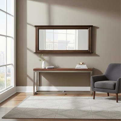 Classic Designer Real Wood Frame XXL Mirror 157x71 Mirror - Model W-L1