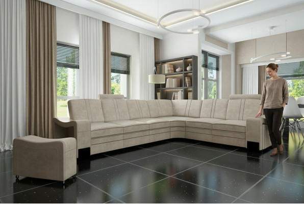 Fabric couch textile upholstery sectional couch sofa corner sofa living landscape