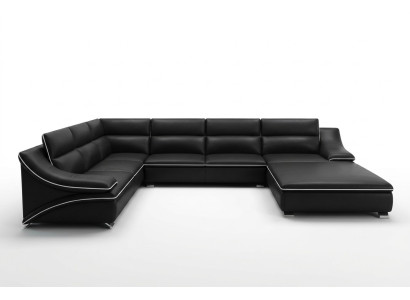 Leather sofa couch sofa set new 3+2+1 seating suite design modern sofa