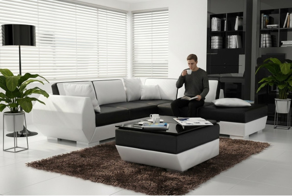 Leather sofa couch sofa set new corner sofa corner set decor modern design