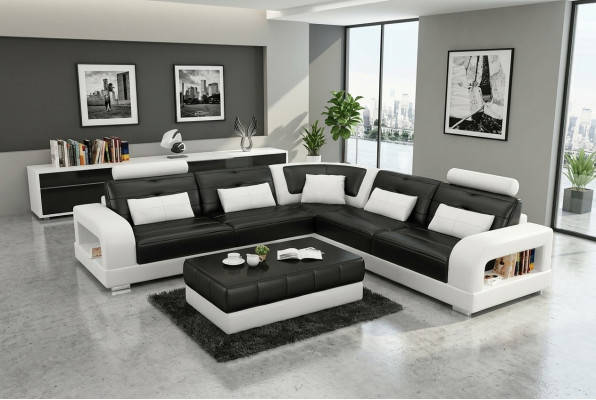 Leather sofa, sofa, corner couch, corner sofa, sofa suite, designer couch, living landscape